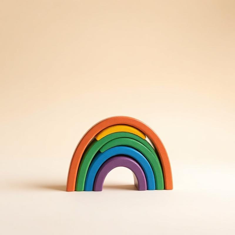 Rainbow stacker gift idea